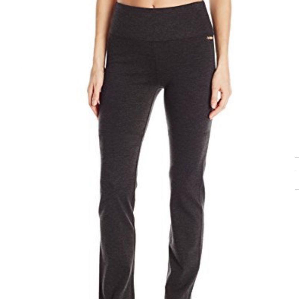 Calvin Klein Performance Compression Waist Straight Leg Pants Noir Heather